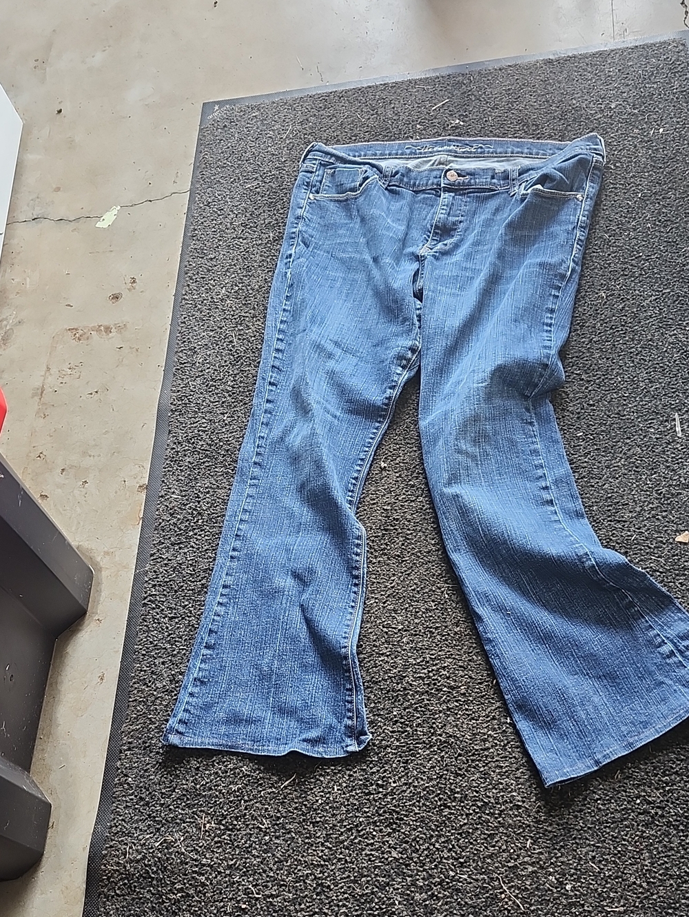 Classic Blue Flare Jeans - Wide Leg Women's Denim
